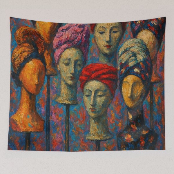Artikelvorschau, Farbenfrohe Turban-Kunst entworfen und verkauft von Sigtrix.