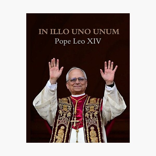 Item preview,  In Illo uno unum - Pope Leo XIV designed and sold by KarolinaPaz.
