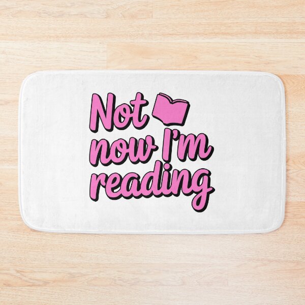 Item preview, Not Now I'm Reading! Pink Book Lover designed and sold by PMCreative.