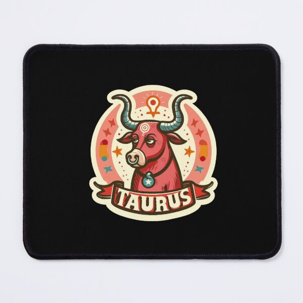 Item preview, Taurus Vintage – Retro Zodiac Art designed and sold by EuropeanPrints.