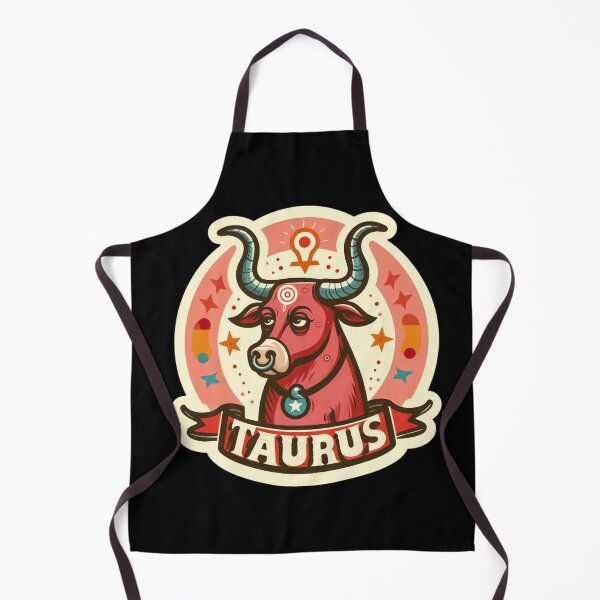 Item preview, Taurus Vintage – Retro Zodiac Art designed and sold by EuropeanPrints.