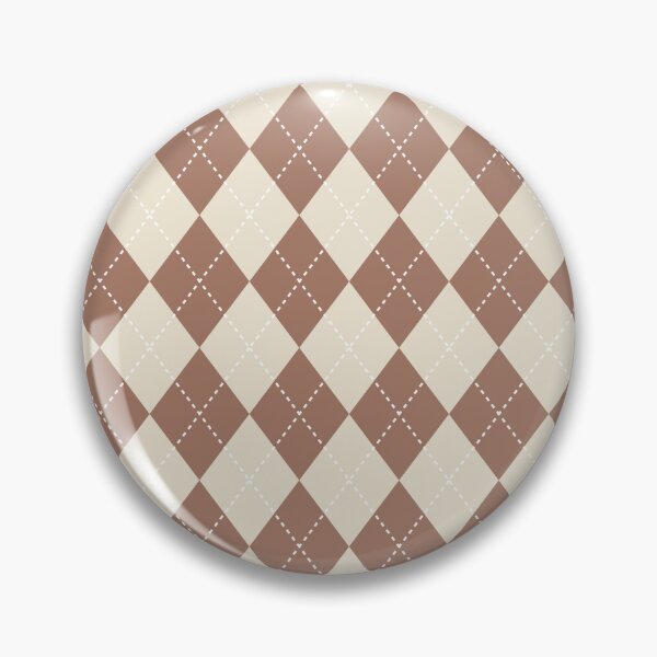 Item preview, Brown Argyle Preppy Diamonds All Over designed and sold by Feeling Artsy.