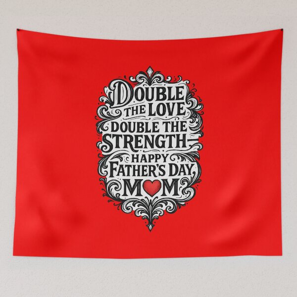 Item preview, Double the Love, Double the Strength – Elegant Father’s Day Gift for Mom designed and sold by Sepinik.
