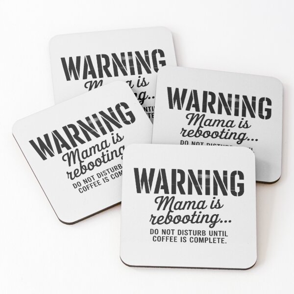 Item preview, Warning: Mama Is Rebooting designed and sold by Don't Crack Art.