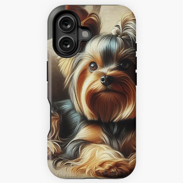 Vista previa del artículo con la obra «Arte del Yorkshire Terrier #4 | Amantes de los Yorkshire Terrier», diseñado y vendido por ksgraphics222.
