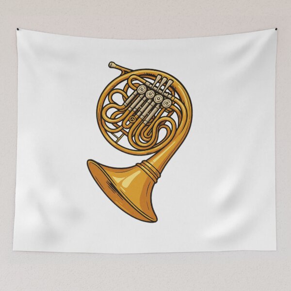 Item preview, Cartoon French Horn designed and sold by PMI-Ltd.