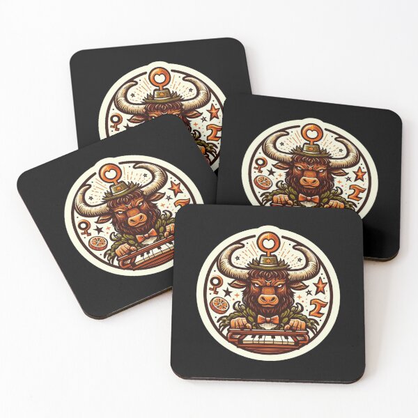 Item preview, Taurus Vintage – Retro Zodiac Art designed and sold by EuropeanPrints.
