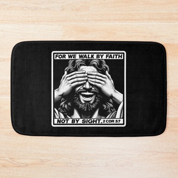 Item preview, 2 Corinthians 5:7 For We Walk By Faith Not By Sight designed and sold by plushism.