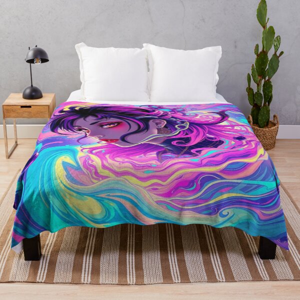 Artikelvorschau, Vibrant abstract Anime Artwork – Farbenfrohe und einzigartige visuelle Komposition entworfen und verkauft von FotoworldEdel.