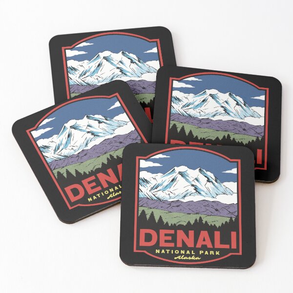 Item preview, Denali National Park Alaska Retro designed and sold by HalpinDesign.