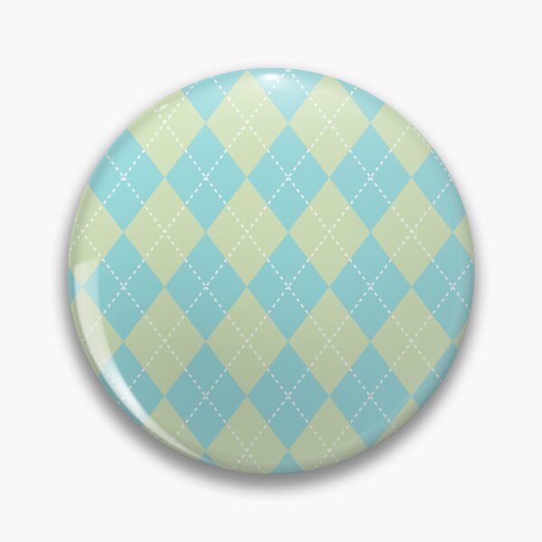 Item preview, Lime Cream Green Limpet Shell Blue Argyle Preppy Diamonds All Over designed and sold by Feeling Artsy.