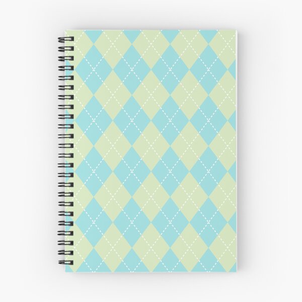 Item preview, Lime Cream Green Limpet Shell Blue Argyle Preppy Diamonds All Over designed and sold by Feeling Artsy.