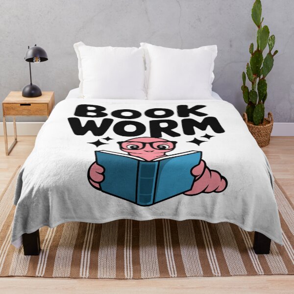Item preview, Book Worm! Cute Reading Worm Pun designed and sold by PMCreative.