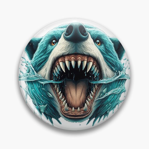 Item preview, The Bear-Shark Attacks designed and sold by nikkolaus.