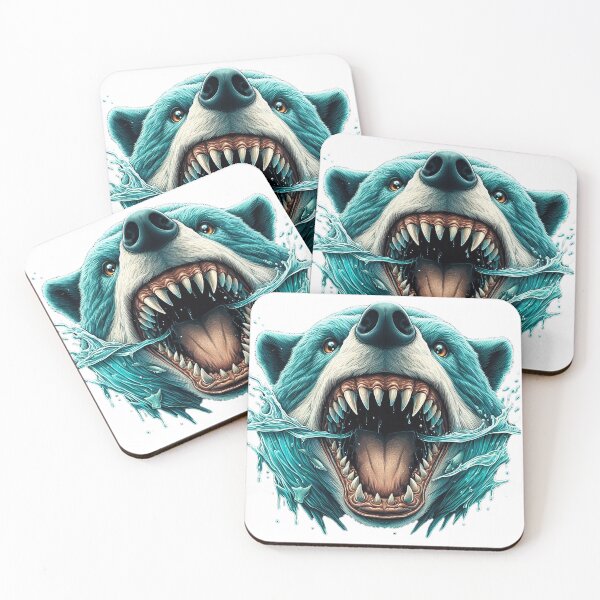 Item preview, The Bear-Shark Attacks designed and sold by nikkolaus.