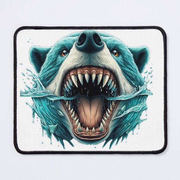 Item preview, The Bear-Shark Attacks designed and sold by nikkolaus.