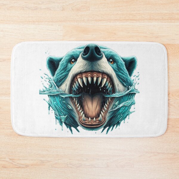 Item preview, The Bear-Shark Attacks designed and sold by nikkolaus.