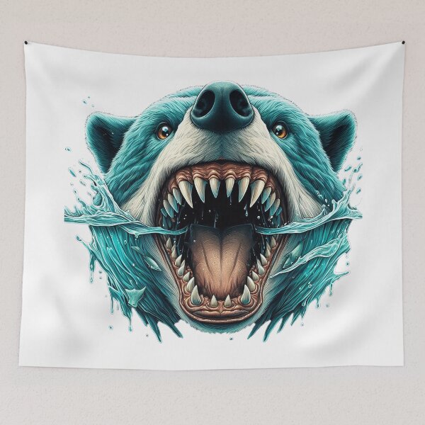 Item preview, The Bear-Shark Attacks designed and sold by nikkolaus.