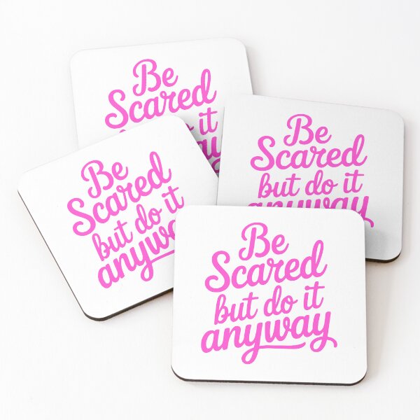 Item preview, Be Scared But Do It Anyway! Pink Girlie designed and sold by PMCreative.