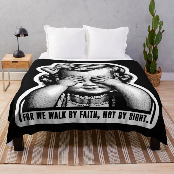 Item preview, 2 Corinthians 5:7 For We Walk By Faith Not By Sight designed and sold by plushism.