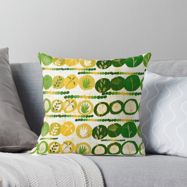 Item preview, Green plant toile with texture designed and sold by MamasNatureArt.