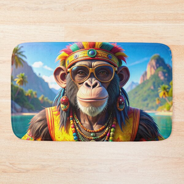 Item preview, Island Guru | "Good Vibes Only" Hippie Monkey Collection designed and sold by monkeybusiness.pt.