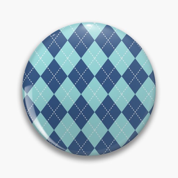 Item preview, Deja Vu Blue Limpet Shell Blue Argyle Preppy Diamonds All Over designed and sold by Feeling Artsy.