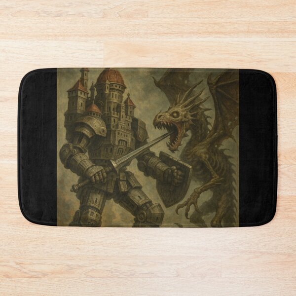 Item preview, Mech-Castle Vs. Zombie Dragon designed and sold by FuntasticMatt.