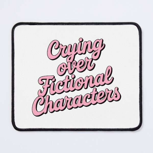 Item preview, Crying Over Fictional Characters! Pink Reading Lover designed and sold by PMCreative.