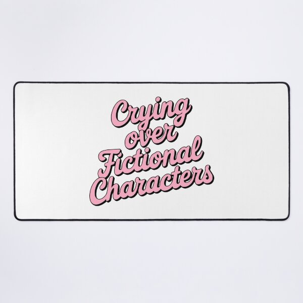 Item preview, Crying Over Fictional Characters! Pink Reading Lover designed and sold by PMCreative.