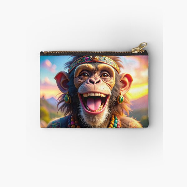 Item preview, Happily Ecstatic | "Good Vibes Only" Hippie Monkey Collection designed and sold by monkeybusiness.pt.