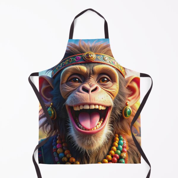 Item preview, Happily Ecstatic | "Good Vibes Only" Hippie Monkey Collection designed and sold by monkeybusiness.pt.