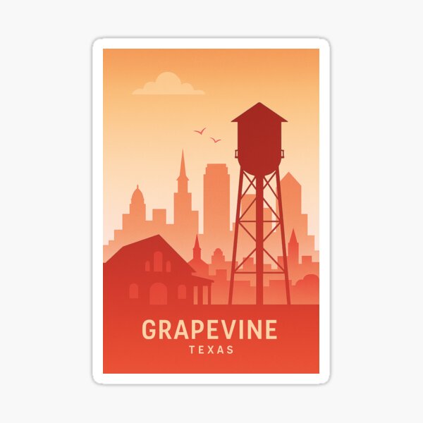 Item preview, Grapevine Texas Travel  designed and sold by Thistle-TShop.