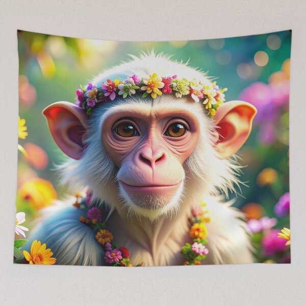 Item preview, Baby Albino | "Good Vibes Only" Hippie Monkey Collection designed and sold by monkeybusiness.pt.