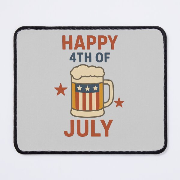 Item preview, 4th of July Beer Pint with American Flag | Patriotic Celebration Art designed and sold by SparkJoy-Studio.