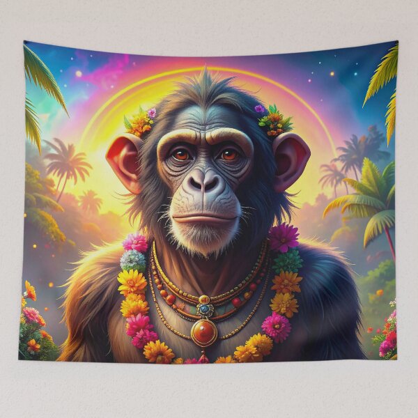 Item preview, Mad Elder | "Good Vibes Only" Hippie Monkey Collection designed and sold by monkeybusiness.pt.