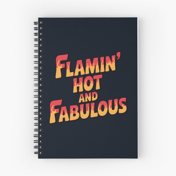 Item preview, Flamin' Hot and Fabulous Summer Quote designed and sold by Jollys-ArtShop.
