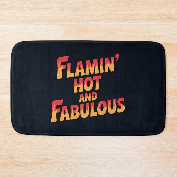 Item preview, Flamin' Hot and Fabulous Summer Quote designed and sold by Jollys-ArtShop.