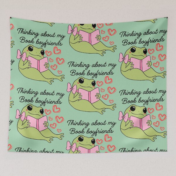 Item preview, Thinking about my book boyfriend  designed and sold by Quacktails.