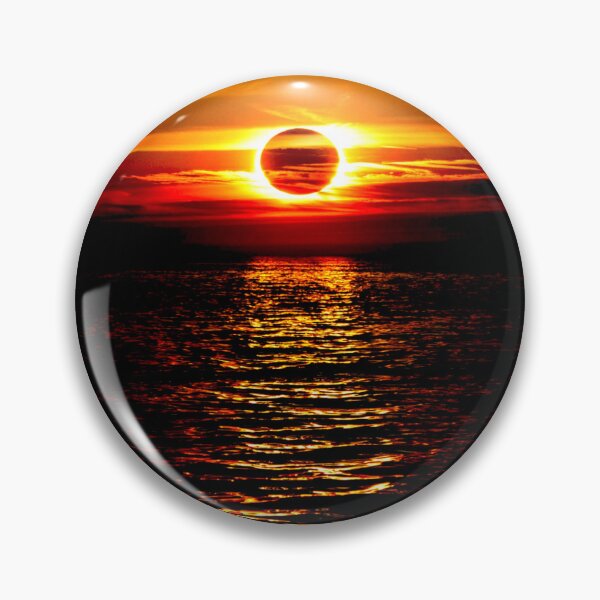 Item preview, Eclipsed Sunset Over Tranquil Waters designed and sold by Exodoi.