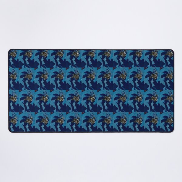 Item preview, Abstract flower in blue. designed and sold by Guille Robles.