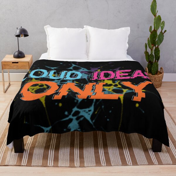 Item preview, LOUD IDEAS ONLY – Bold Creative Typography Graphic Design designed and sold by BrushRushX.