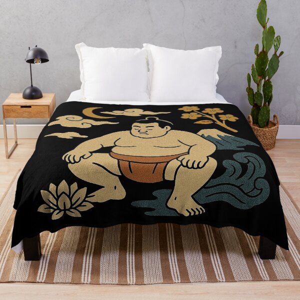 Item preview, Vintage Japanese Meditative Sumo Art designed and sold by zzz888.