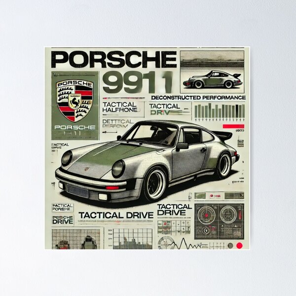 Item preview, Porsche 911 Military Green Design designed and sold by NihoniShop.