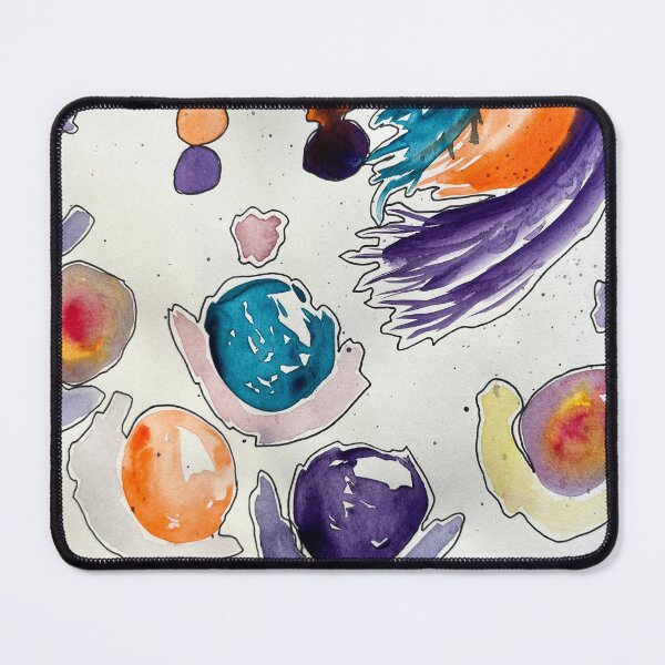Item preview, Cosmic Seeds – Abstract Symbolic Watercolor Print designed and sold by MonoChromeMe.