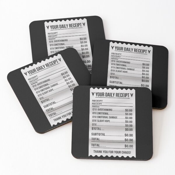Item preview, Your Daily Emotional Receipt designed and sold by VividTrails.