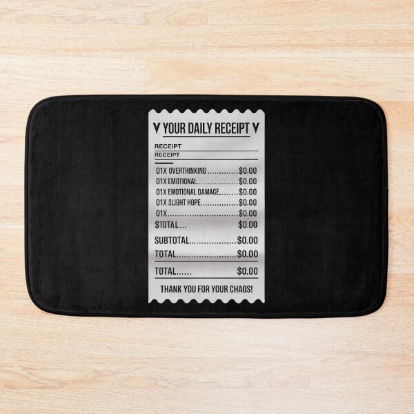 Item preview, Your Daily Emotional Receipt designed and sold by VividTrails.