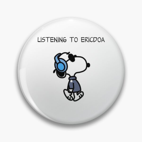 Item preview, Listening to ericdoa sticker snoopy designed and sold by JordanDean7-11.
