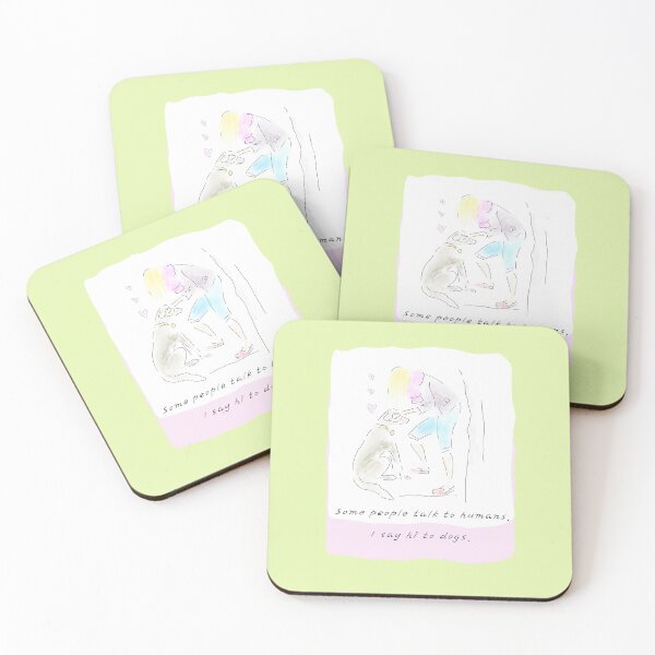 Item preview, Wholesome Dog Lover Art designed and sold by baskamade.