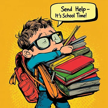 Artwork thumbnail, Backpack Overload: Send Help! by Mystic Wild Studio